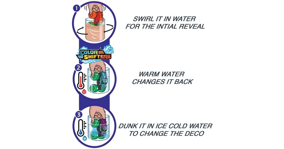 Hot Wheels Monster Trucks Color Reveal Battle 2er-Pack, Spielfahrzeug