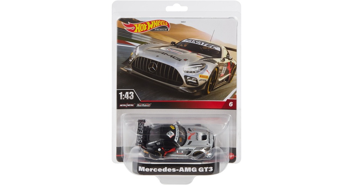 Hot Wheels Premium 1:43 Mercedes AMG Black Series, Modellfahrzeug