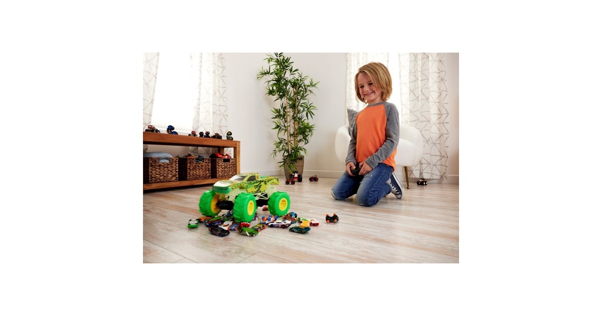 Hot Wheels RC Monster Trucks 1:15 Gunkster Glow in the Dark