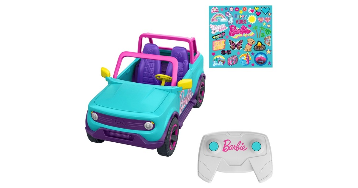 Hot Wheels R/C 1:12 Barbie SUV, RC Hot Wheels R/C 1:12 Barbie SUV, RC