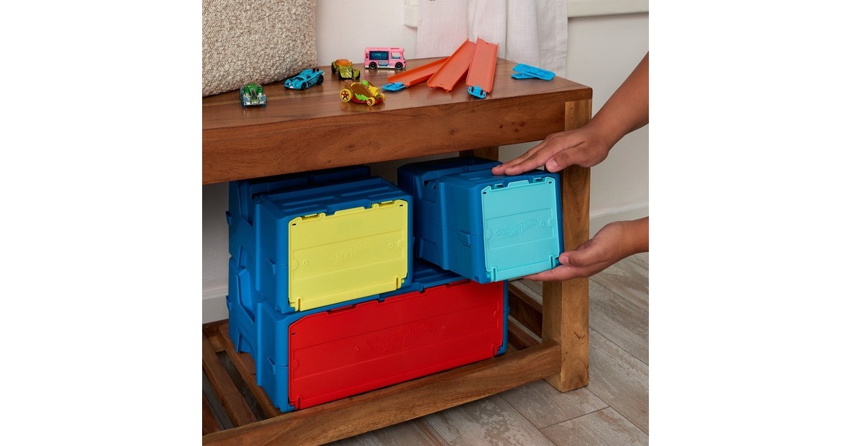 Hot Wheels Track Builder Ice Crash Pack, Rennbahn(inkl. 1 Spielzeugauto)