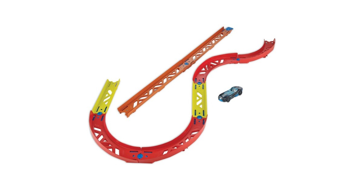 Hot Wheels Track Builder Unlimited Premium-Kurven-Set, Rennbahn