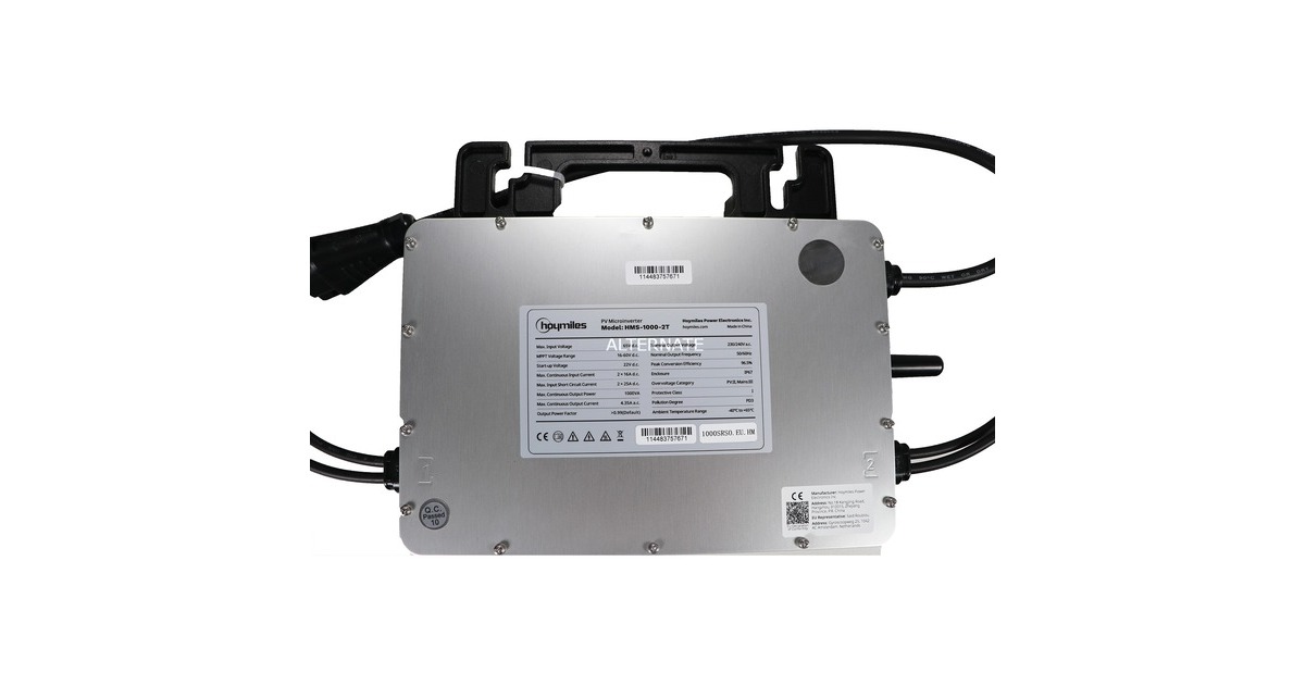 Hoymiles Mikro-Wechselrichter HMS-1000-2T, 1.000 Watt 0%(0% MWST, 1-phasig)
