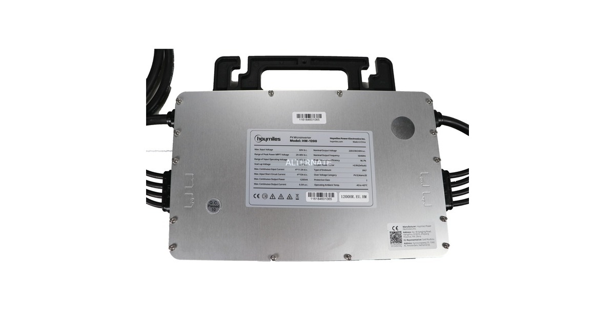 Hoymiles Mikro-Wechselrichter HM-1200, 1.200 Watt, 0%(0% MWST, 1-phasig)