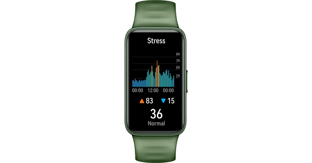 Huawei Band 8 (Ahsoka-B19), Fitnesstracker(grün, Silikon-Armband)