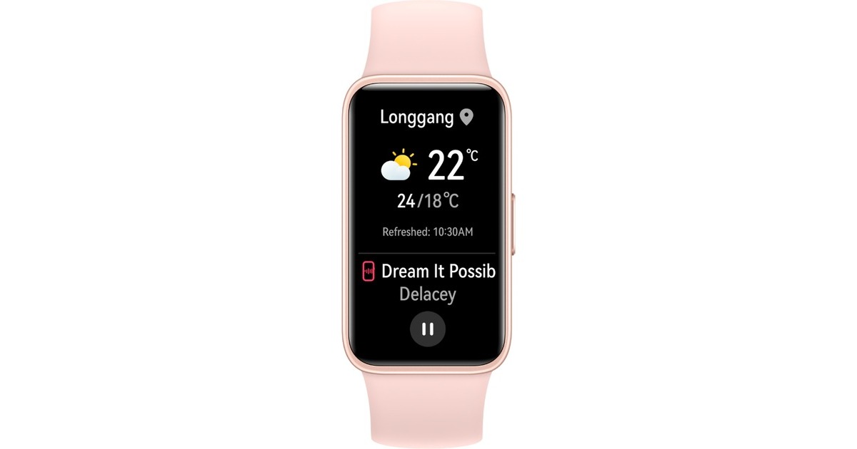 Huawei Band 8 (Ahsoka-B19), Fitnesstracker(pink, Silikon-Armband)