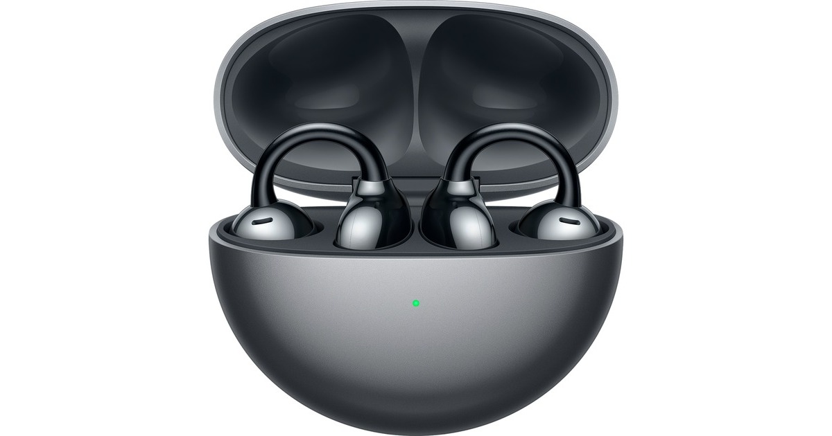 Huawei FreeClip, Kopfhörer(schwarz, Bluetooth, USB-C)