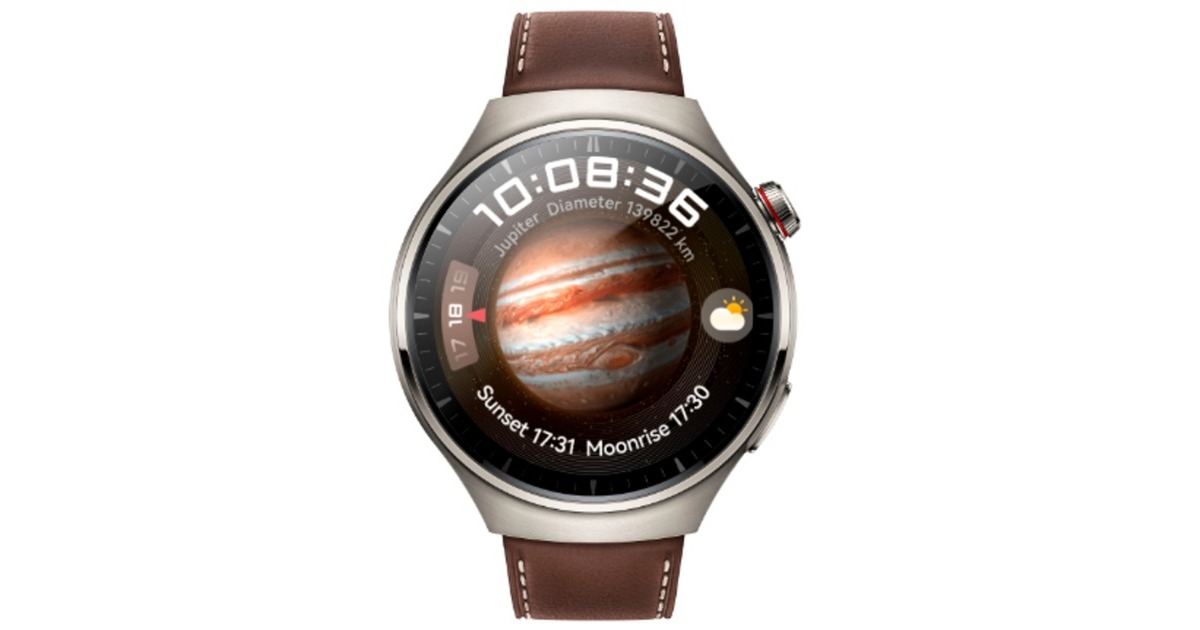 Huawei Watch 4 Pro (Medes-L19L), Smartwatch(titan, Armband: Dunkelbraun, Leder) Huawei Watch 4 Pro (Medes-L19L), Smartwatch(titan, Armband: Dunkelbraun, Leder)