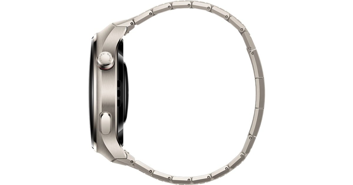 Huawei Watch 4 Pro (Medes-L19M), Smartwatch(titan, Armband: Titanium, Titan)