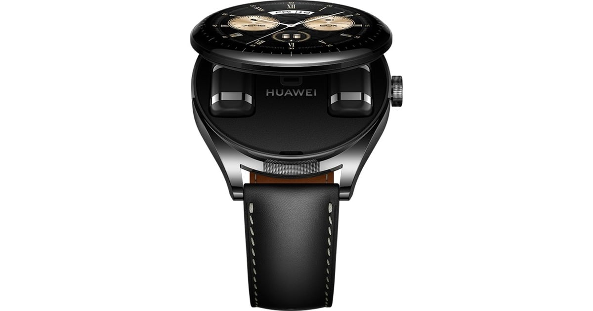 Huawei Watch Buds (Saga-B19T), Smartwatch(schwarz, schwarzes Lederamband, inkl. Kopfhörer, Outlet) Huawei Watch Buds (Saga-B19T), Smartwatch(schwarz, schwarzes Lederamband, inkl. Kopfhörer, Outlet)