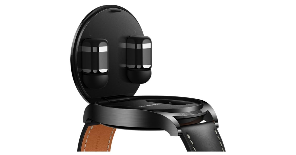 Huawei Watch Buds (Saga-B19T), Smartwatch(schwarz, schwarzes Lederamband, inkl. Kopfhörer, Outlet) Huawei Watch Buds (Saga-B19T), Smartwatch(schwarz, schwarzes Lederamband, inkl. Kopfhörer, Outlet)