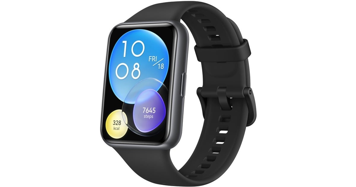 Huawei Watch FIT 2 Active, Smartwatch(schwarz, Silikonarmband in Midnight Black, Outlet) Huawei Watch FIT 2 Active, Smartwatch(schwarz, Silikonarmband in Midnight Black, Outlet)