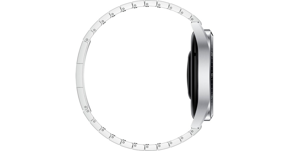 Huawei Watch GT3 46mm (Jupiter B29T), Smartwatch(silber, Edelstahlarmband)