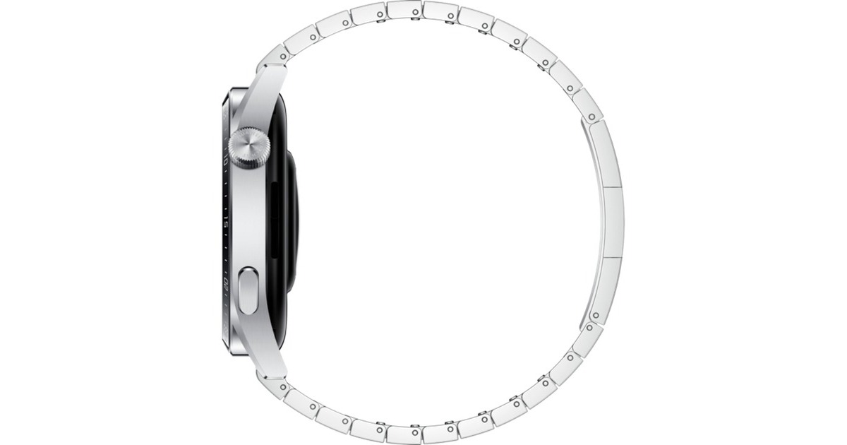 Huawei Watch GT3 46mm (Jupiter B29T), Smartwatch(silber, Edelstahlarmband)