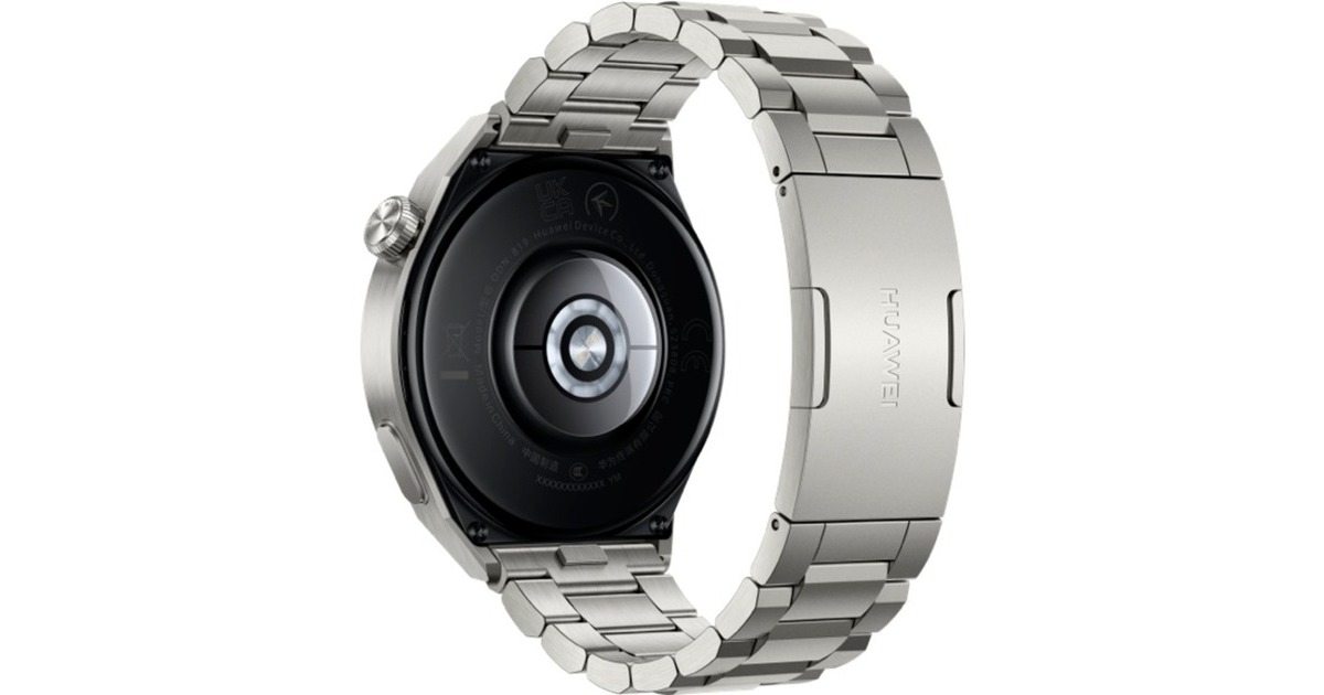 Huawei Watch GT 3 Pro Titanium, Smartwatch(titan, 46mm; Armband: Edelstahl)