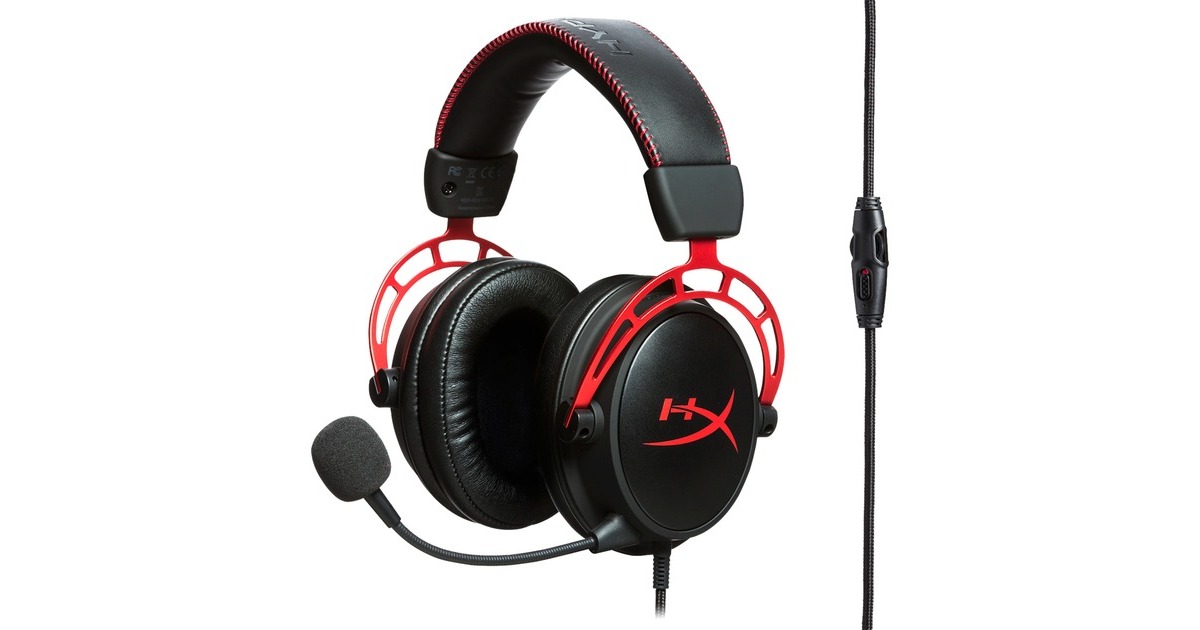 HyperX Cloud Alpha Pro, Gaming-Headset(schwarz/rot, Klinke)