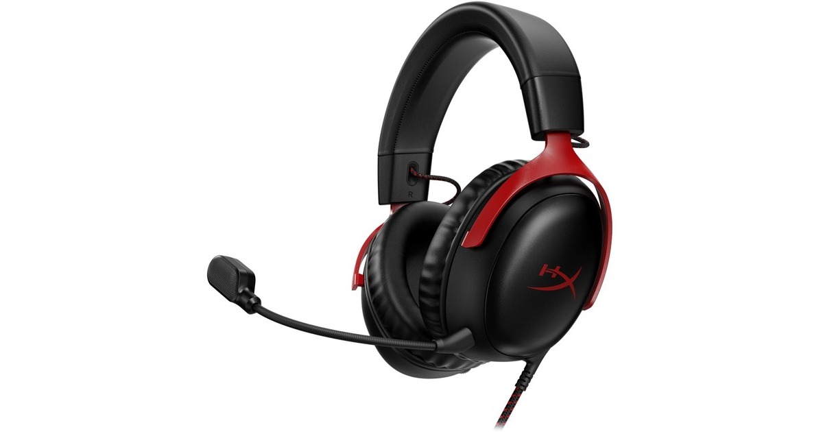 HyperX Cloud III, Gaming-Headset(schwarz/rot, USB)