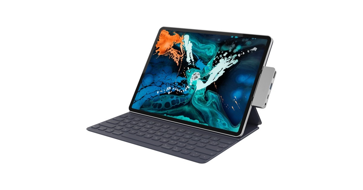 Hyper 4-in-1 USB-C Dock, Dockingstation(dunkelgrau)