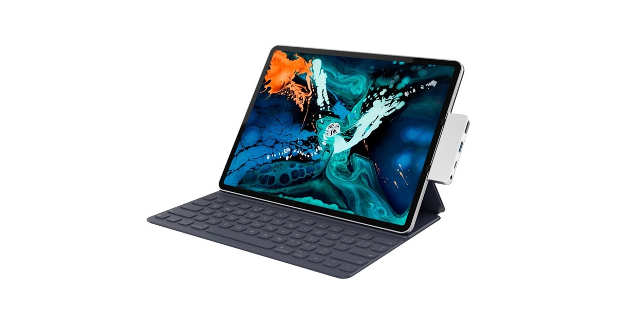 Hyper 4-in-1 USB-C Dock, Dockingstation(silber)