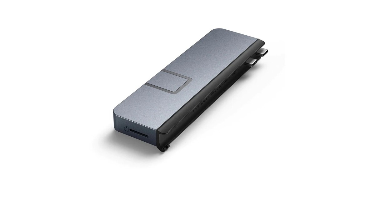 Hyper DUO PRO 7-in-2 USB-C Hub, Dockingstation(grau, USB-C, HDMI, USB4)