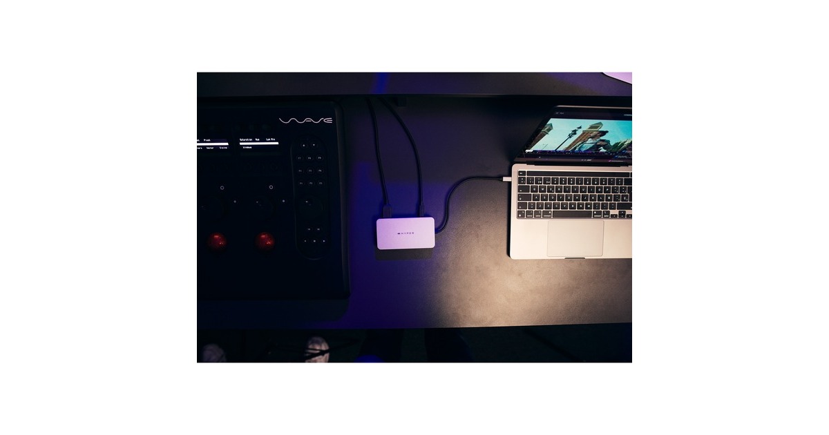Hyper Dual 4K HDMI 10-in-1 USB-C, Dockingstation(silber, USB-C, HDMI, USB-A)