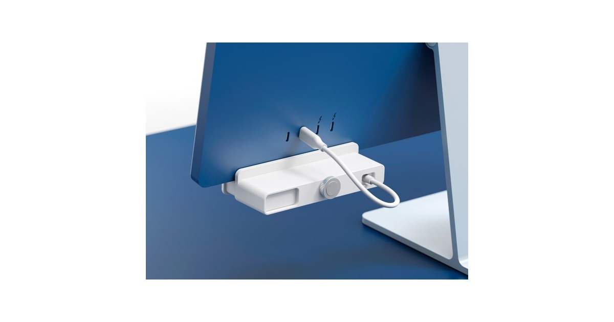 Hyper HyperDrive 5-in-1 USB-C Hub für iMac, USB-Hub(weiß)