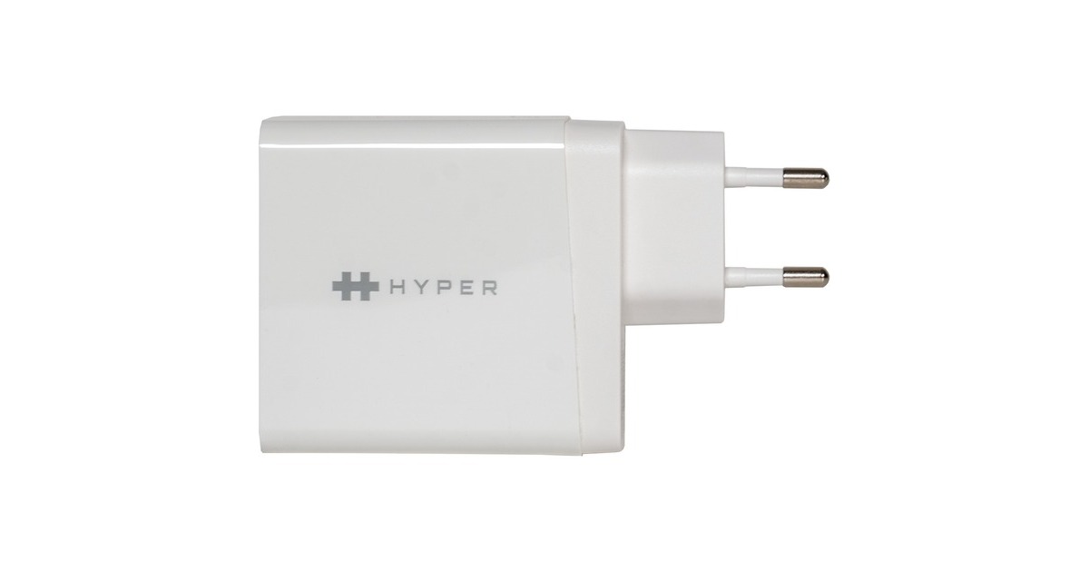 Hyper HyperJuice 65W USB-C Charger, Ladegerät(weiß, EU-Stecker)