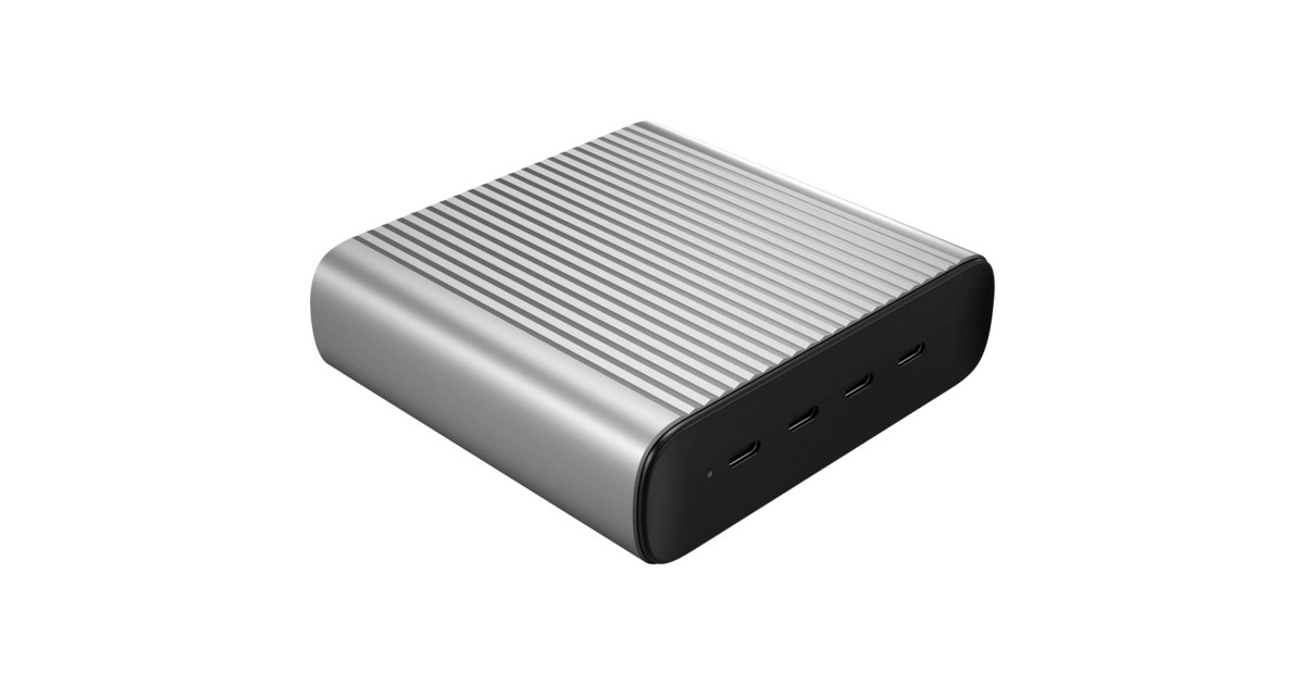 Hyper Juice 245W GaN Desktop Charger, Ladegerät(silber)