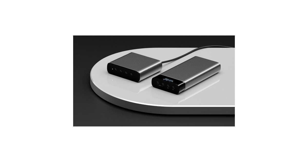 Hyper Juice 245W GaN Desktop Charger, Ladegerät(silber)