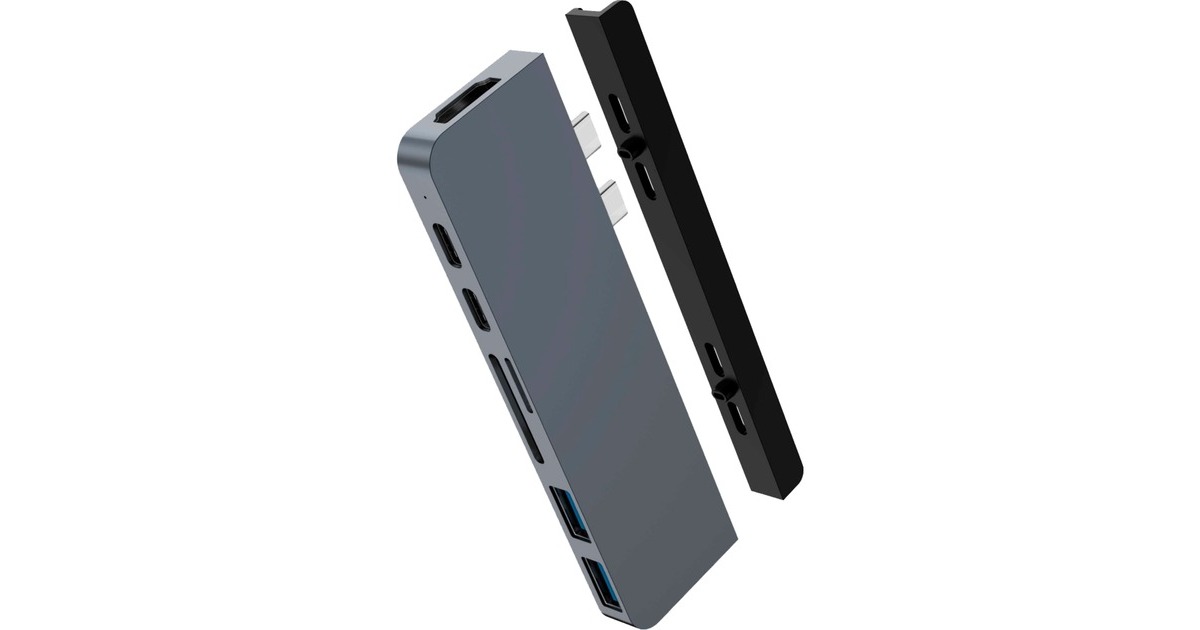 Hyper USB-C 4K Dock, Dockingstation(dunkelgrau)