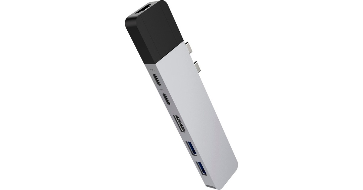 Hyper USB-C 4K Ethernet Dock, Dockingstation(silber)