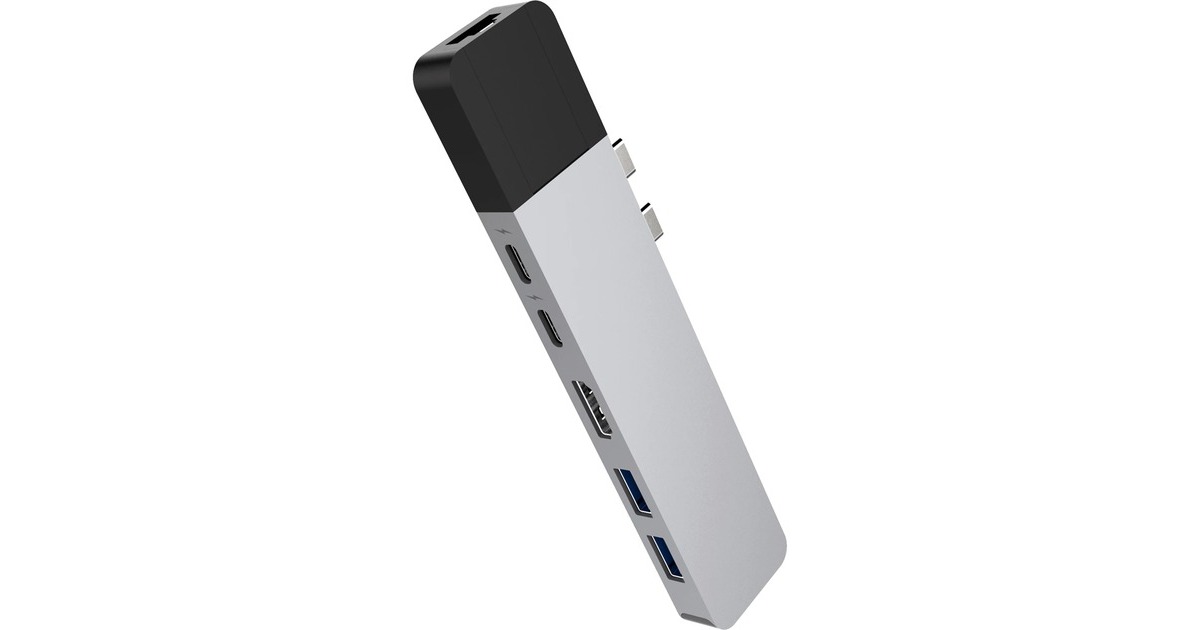 Hyper USB-C 4K Ethernet Dock, Dockingstation(silber)