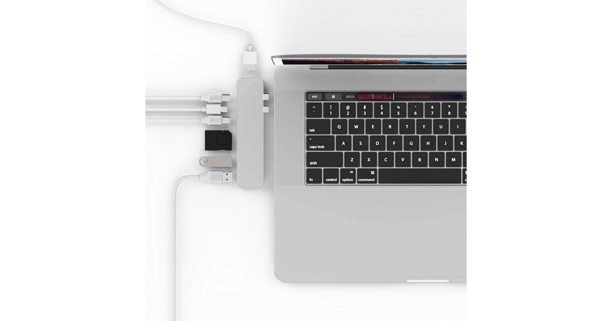 Hyper USB-C 4K miniDP Dock, Dockingstation(silber)