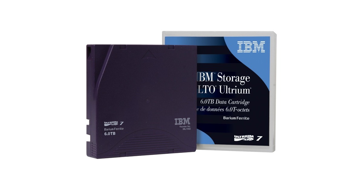 IBM LTO Ultrium 7, Streamer-Medium(schwarz)