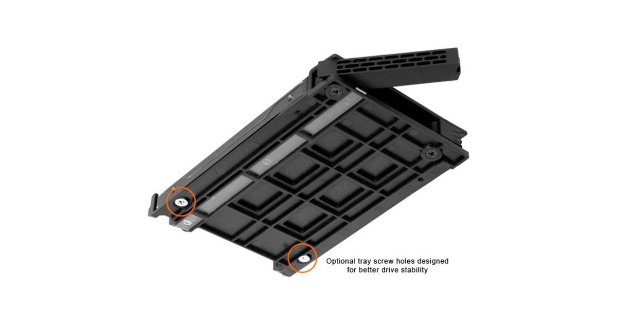 ICY BOX ExpressTray Mini MB322TP-B, Laufwerkstrays(schwarz, für ICY DOCK ExpressCageMB322SP-B und MB326SP-B)