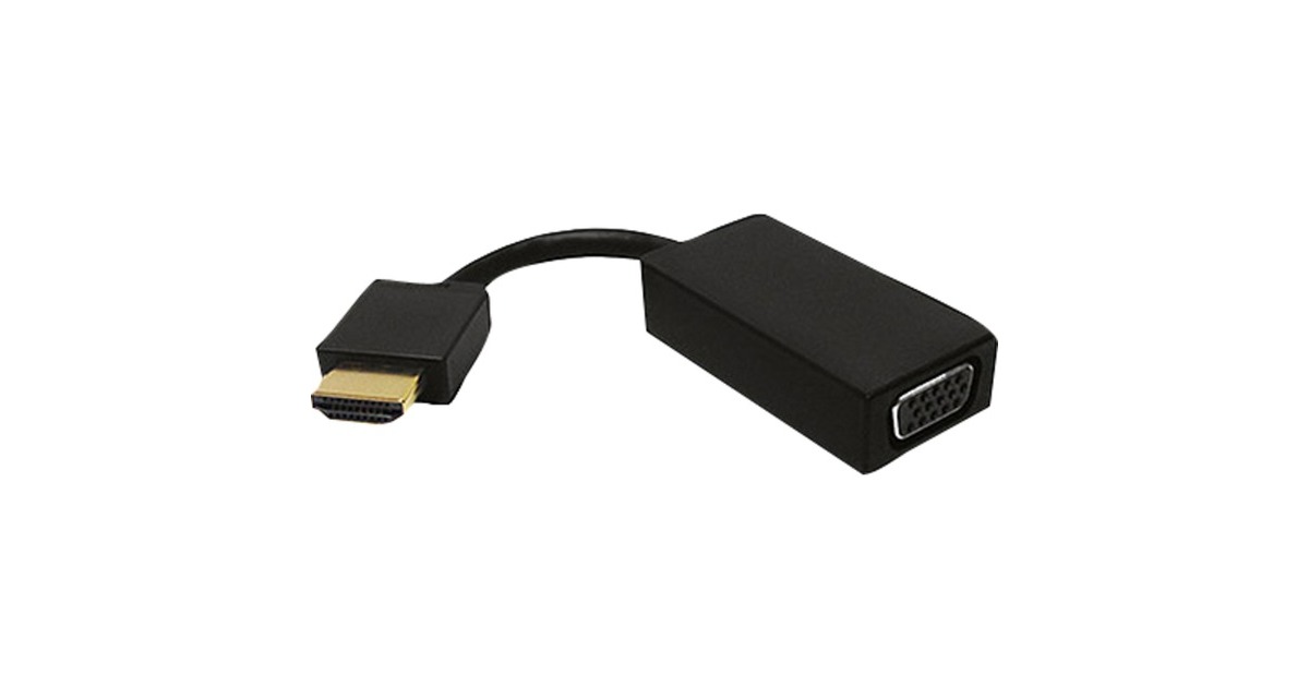 ICY BOX HDMI-zu-VGA-Adapter(schwarz) ICY BOX HDMI-zu-VGA-Adapter(schwarz)