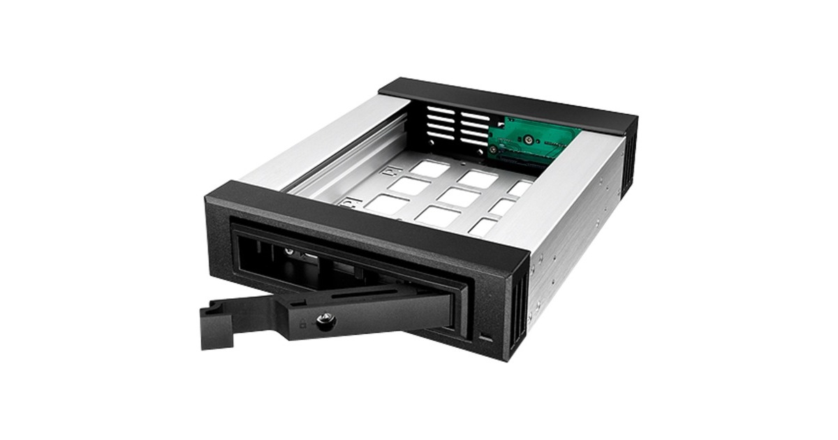 ICY BOX IB-129SSK-B, Wechselrahmen(schwarz)