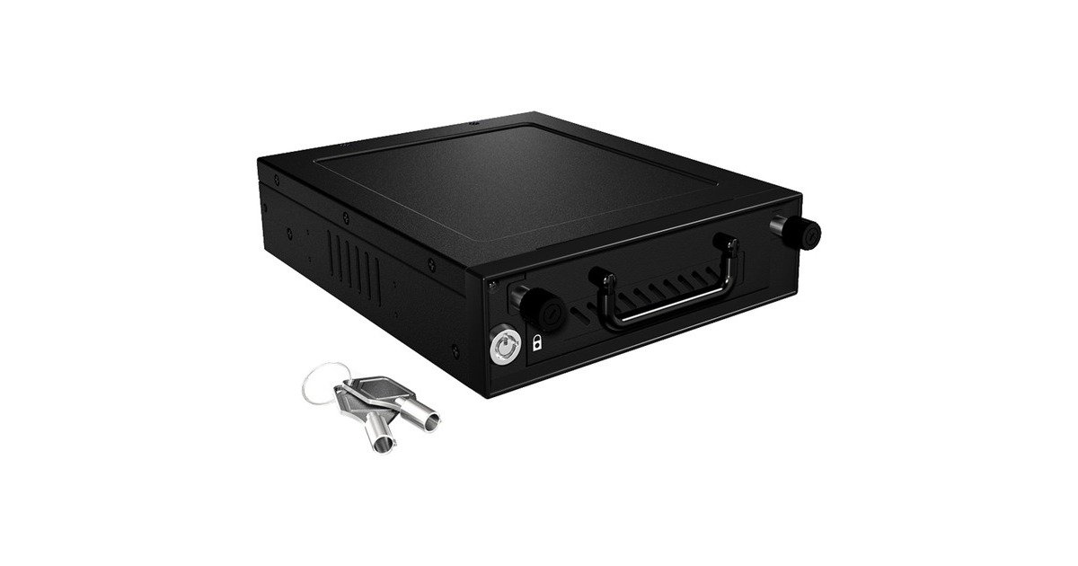 ICY BOX IB-148SSK-B, Wechselrahmen(schwarz)