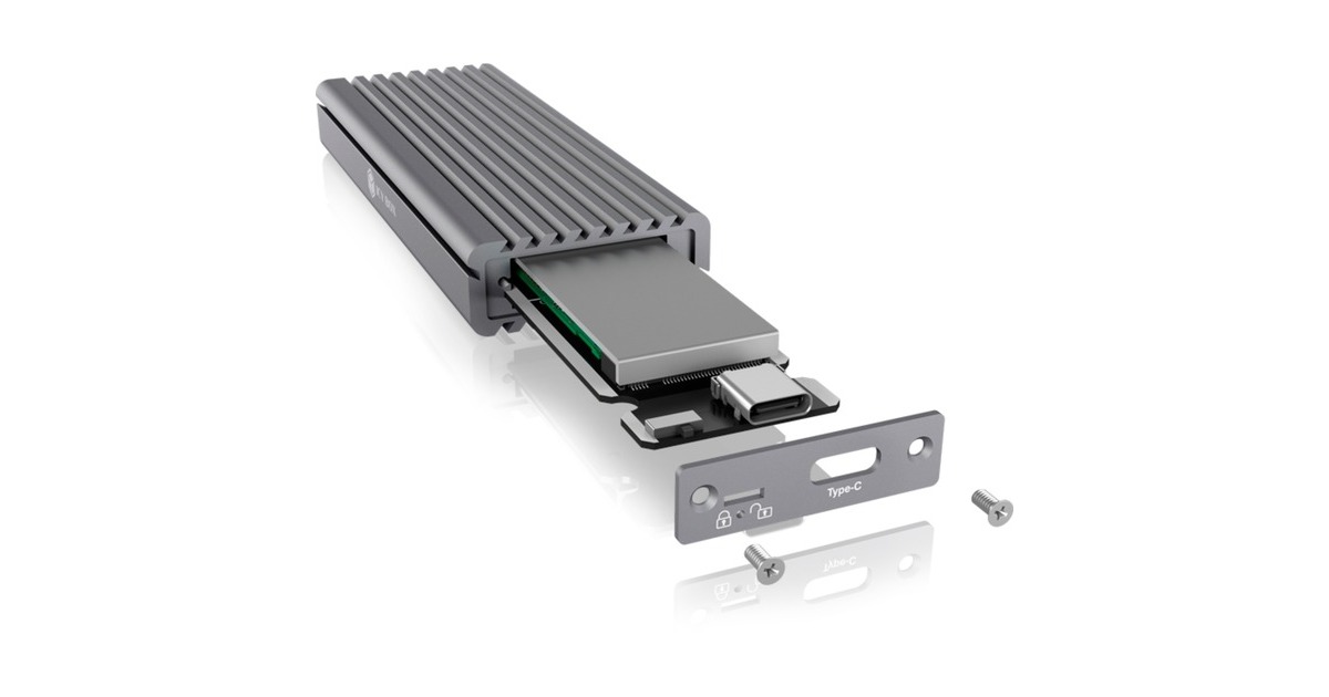 ICY BOX IB-1817M-C31, Laufwerksgehäuse(grau)