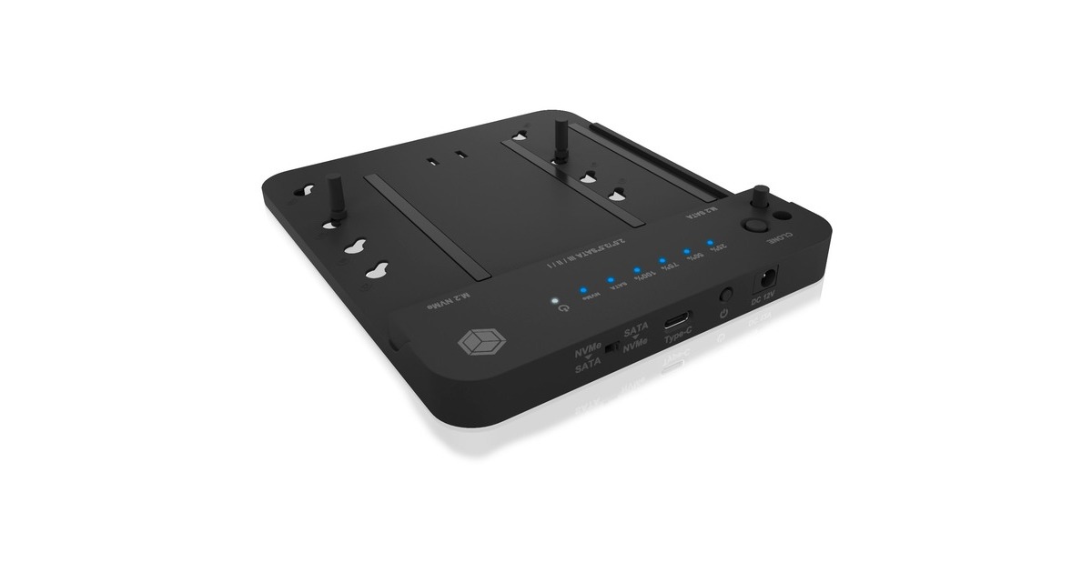 ICY BOX IB-2915MSCL-C31 CloneStation & DockingStation(M.2 NVME & SATA 2.5''/3.5'' SSD/HDD)