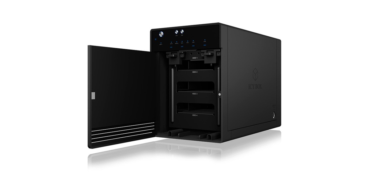 ICY BOX IB-3740-C31, Laufwerksgehäuse(schwarz)