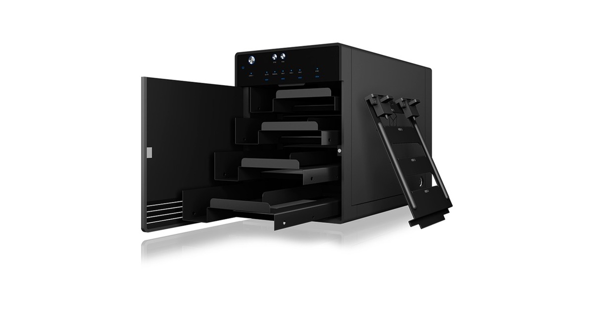 ICY BOX IB-3740-C31, Laufwerksgehäuse(schwarz)