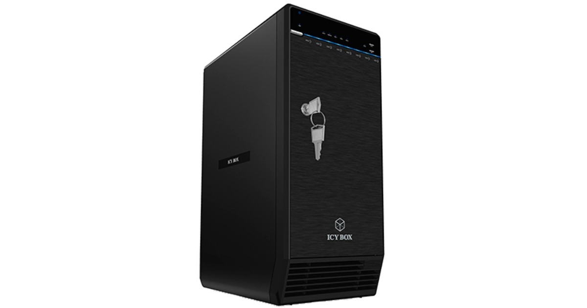 ICY BOX IB-3780-C31, Laufwerksgehäuse(schwarz, SINGLE JBOD)