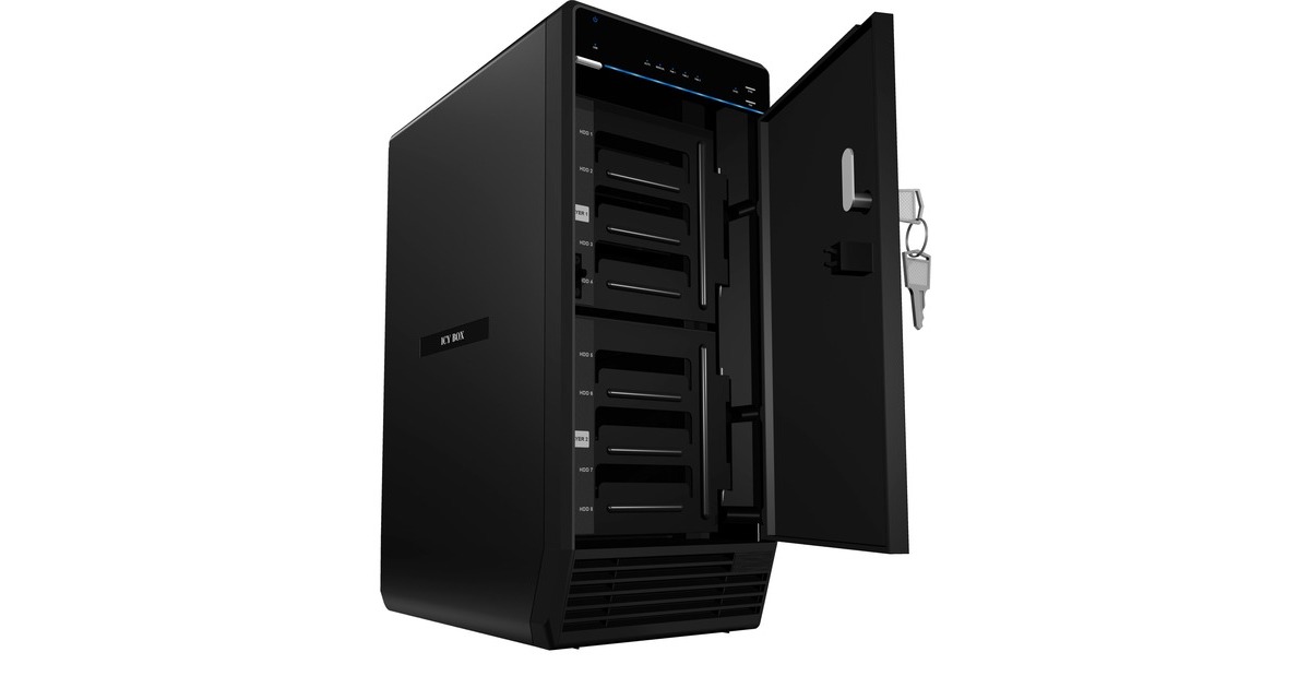 ICY BOX IB-3780-C31, Laufwerksgehäuse(schwarz, SINGLE JBOD)