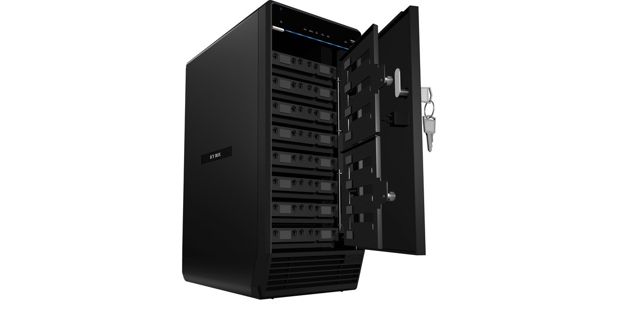 ICY BOX IB-3780-C31, Laufwerksgehäuse(schwarz, SINGLE JBOD)