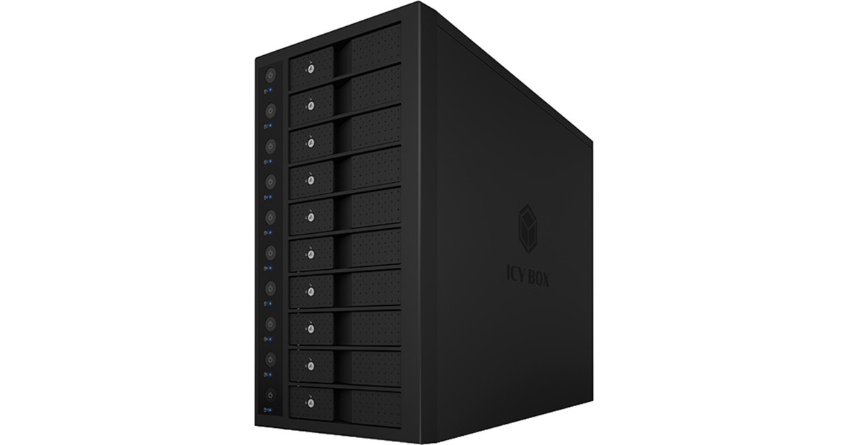 ICY BOX IB-3810-C31, Laufwerksgehäuse(schwarz)