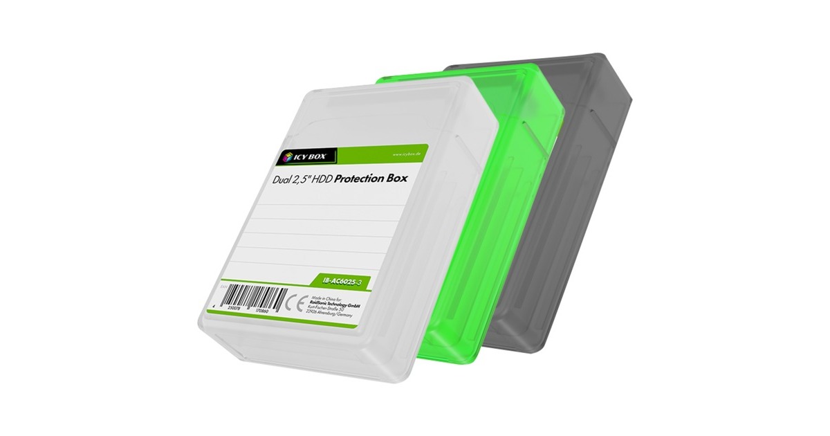 ICY BOX IB-AC6025-3, Schutzhülle(für 2,5" Festplatten) ICY BOX IB-AC6025-3, Schutzhülle(für 2,5" Festplatten)