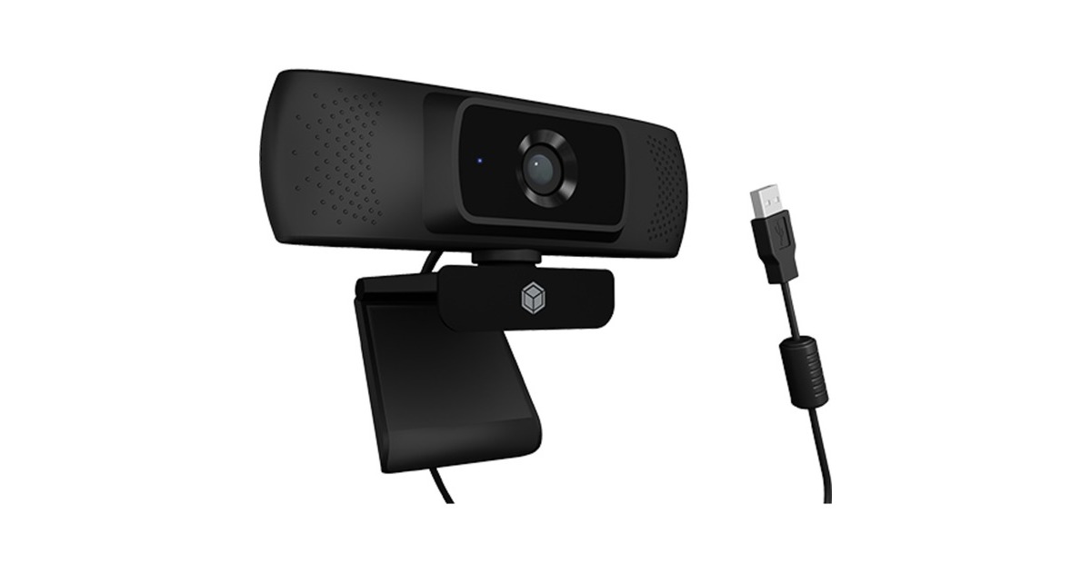 ICY BOX IB-CAM301-HD, Webcam(schwarz)