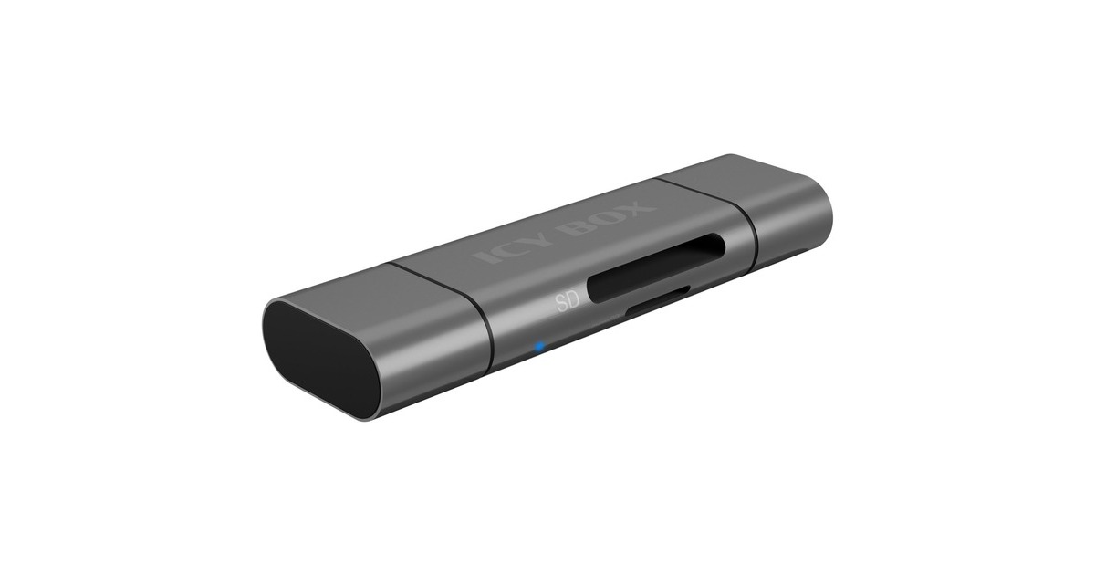 ICY BOX IB-CR201-C3, Kartenleser(anthrazit)