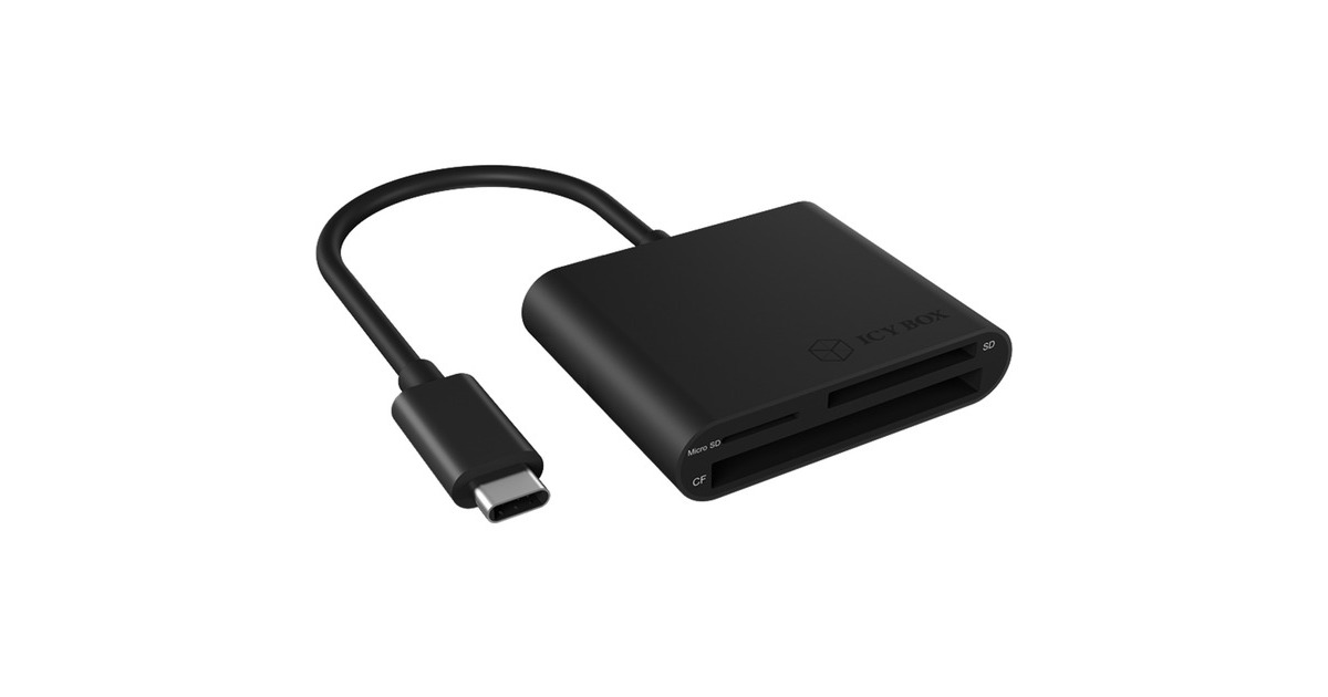 ICY BOX IB-CR301-C3, Kartenleser(schwarz)